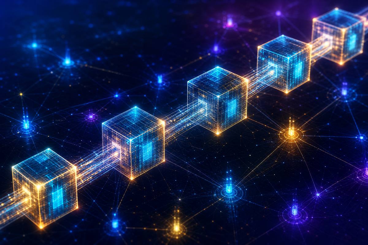 Blockchain Technology visualization